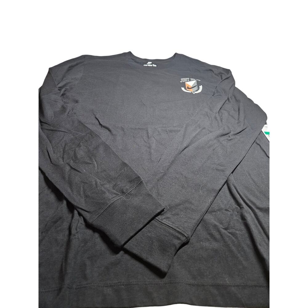 Nike Mens Just Do IT Long Sleeve T Pewter Size XL